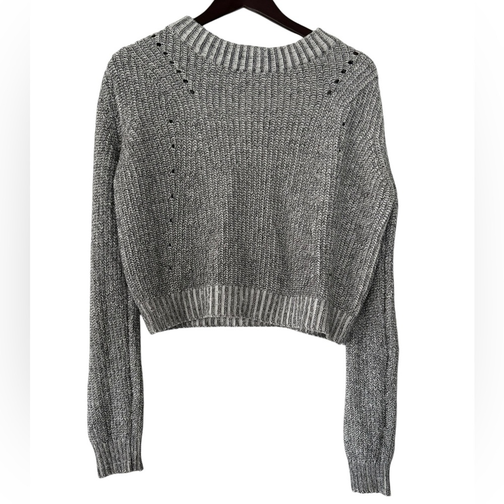 Grey Slightly Cropped Sweater - Size M